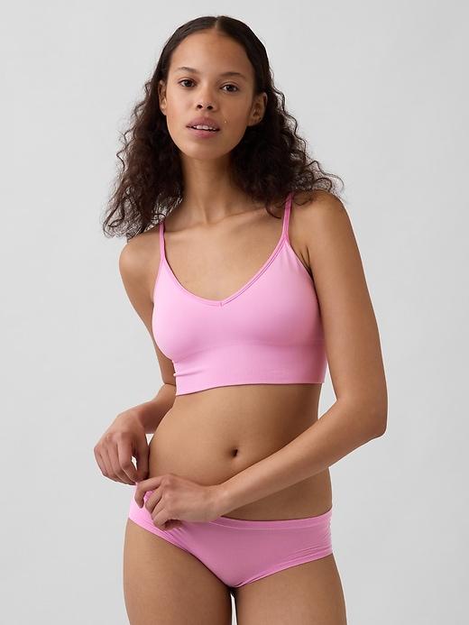 seamless plunge bralette