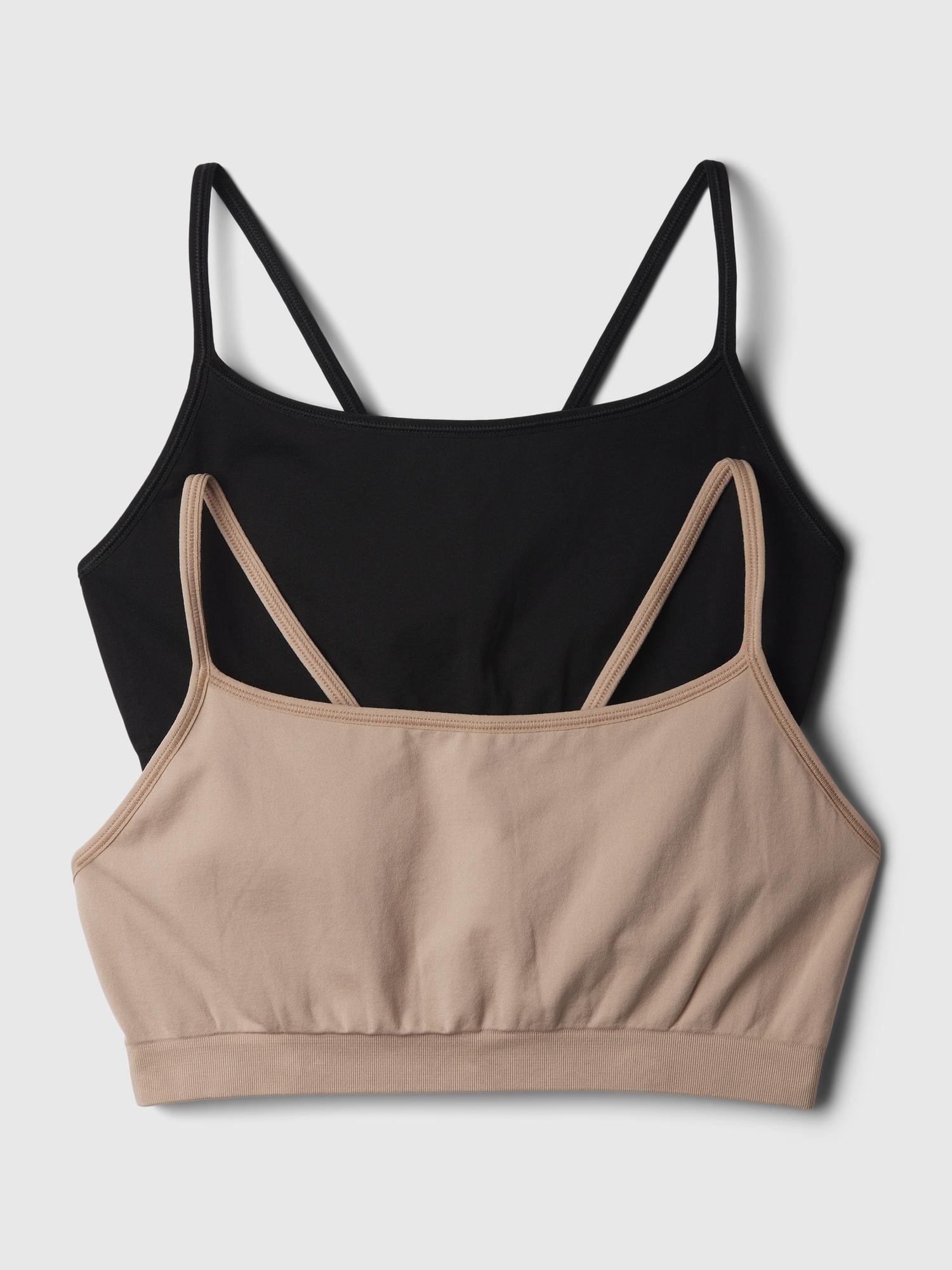 seamless racerback bralette (2-pack)