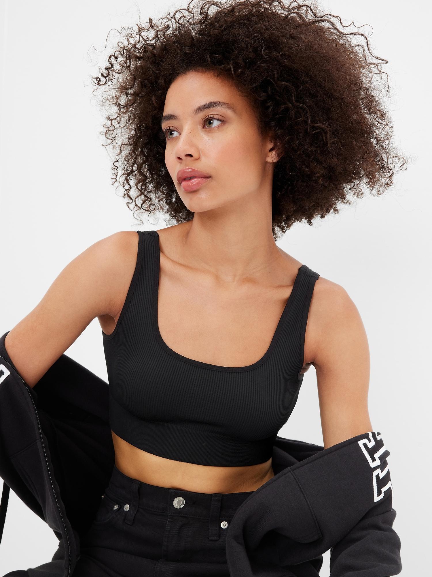 seamless ribbed bralette