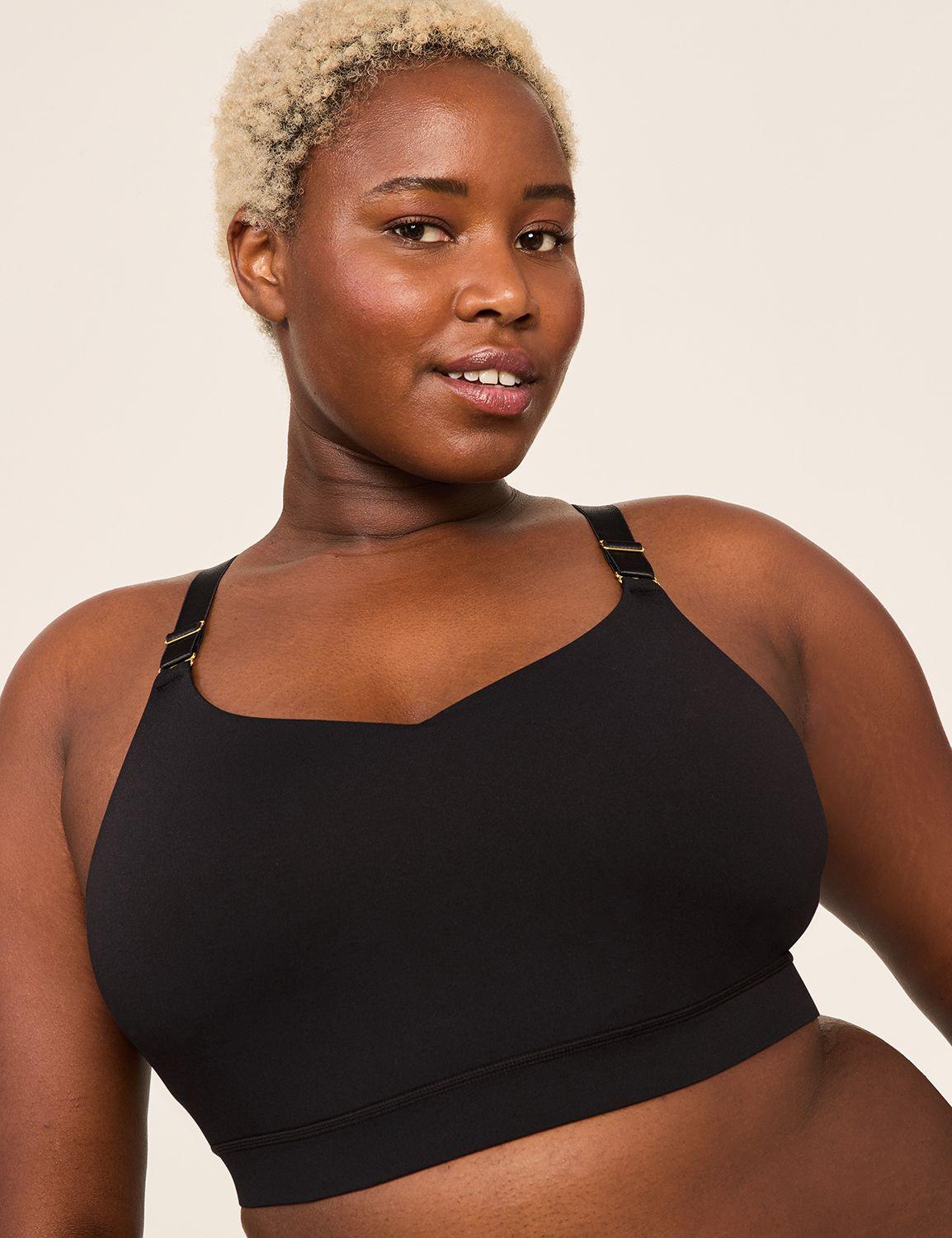 seamless v-neck bralette