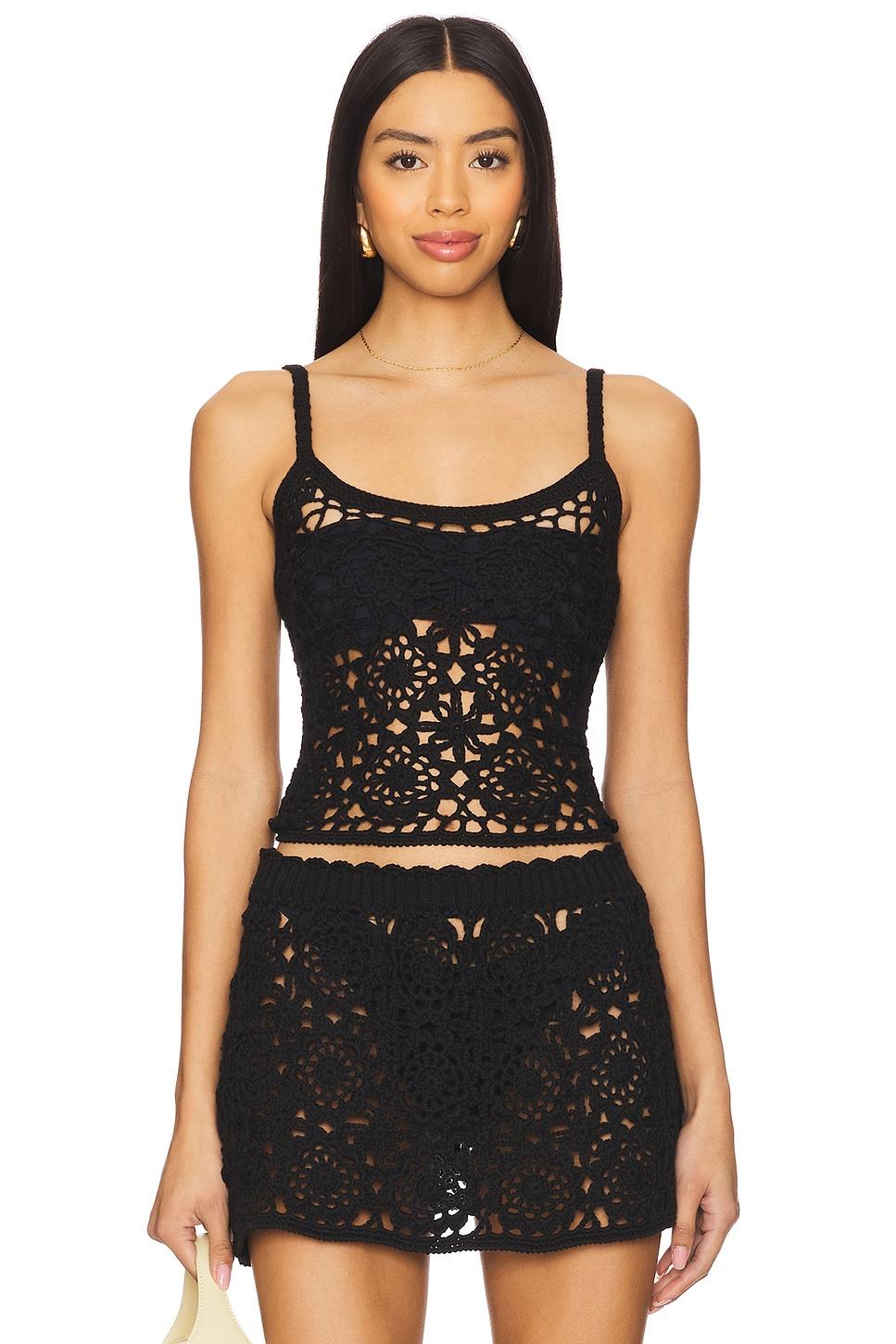 seaside crochet tank