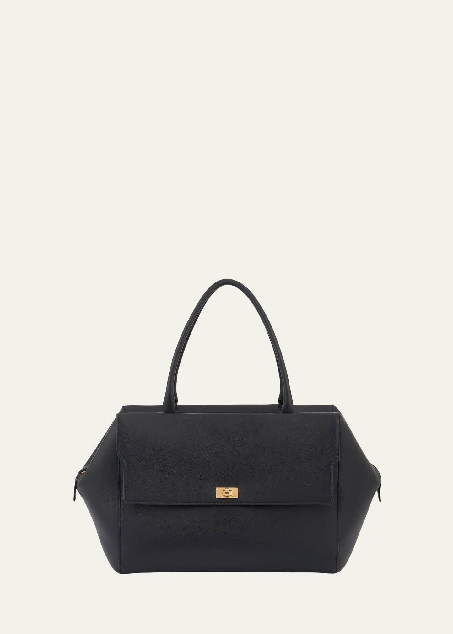 seaton large calfskin satchel bag