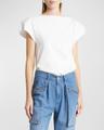 sebani draped top