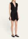 sebastia sleeveless bouclé mini dress