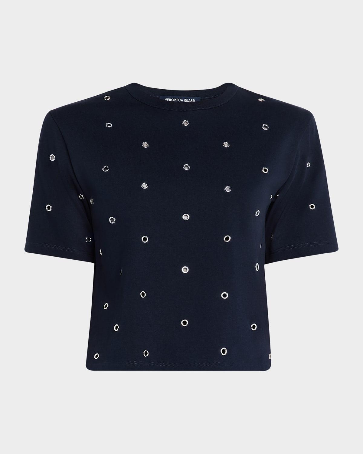 sebastian short-sleeve grommet tee