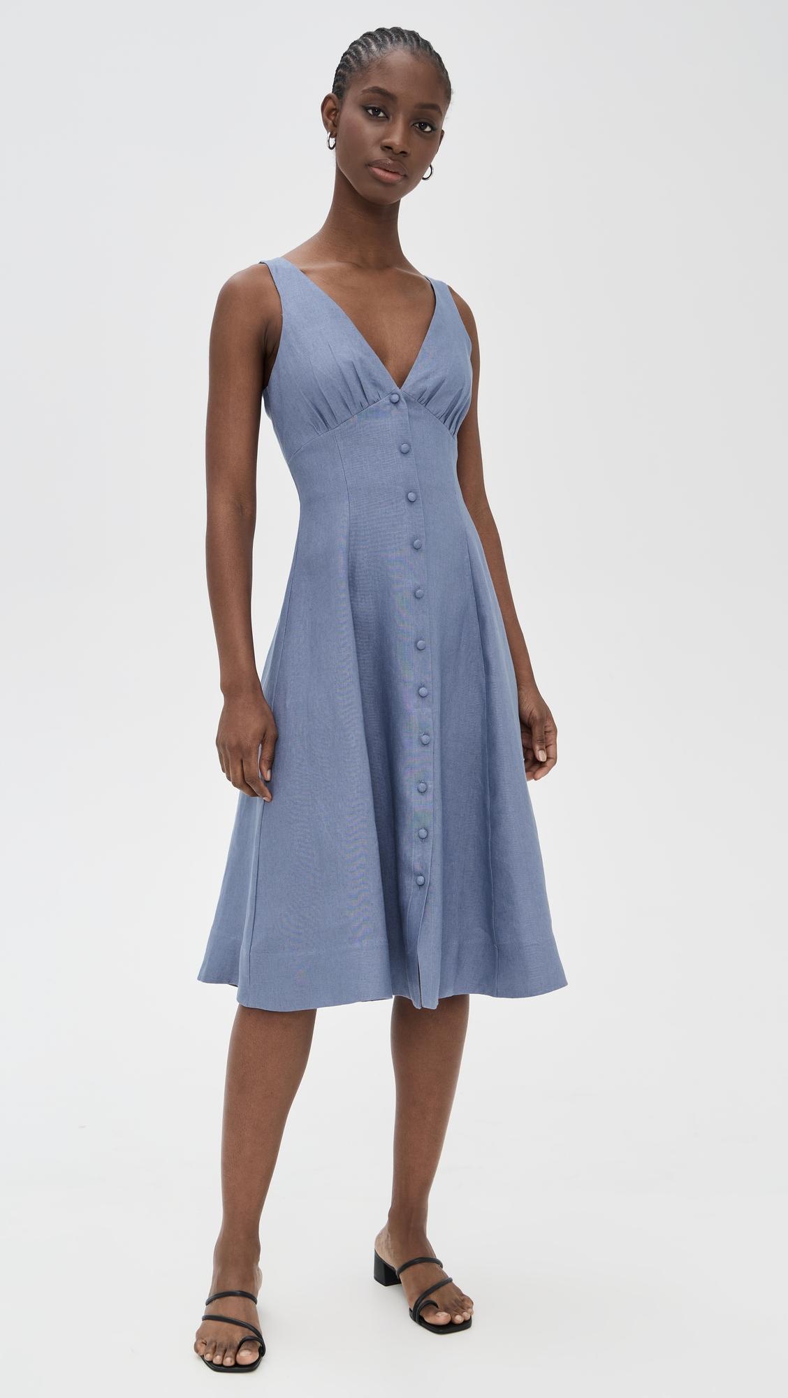 sebastien linen dress