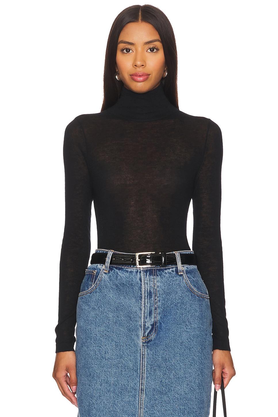 second skin sheer mock