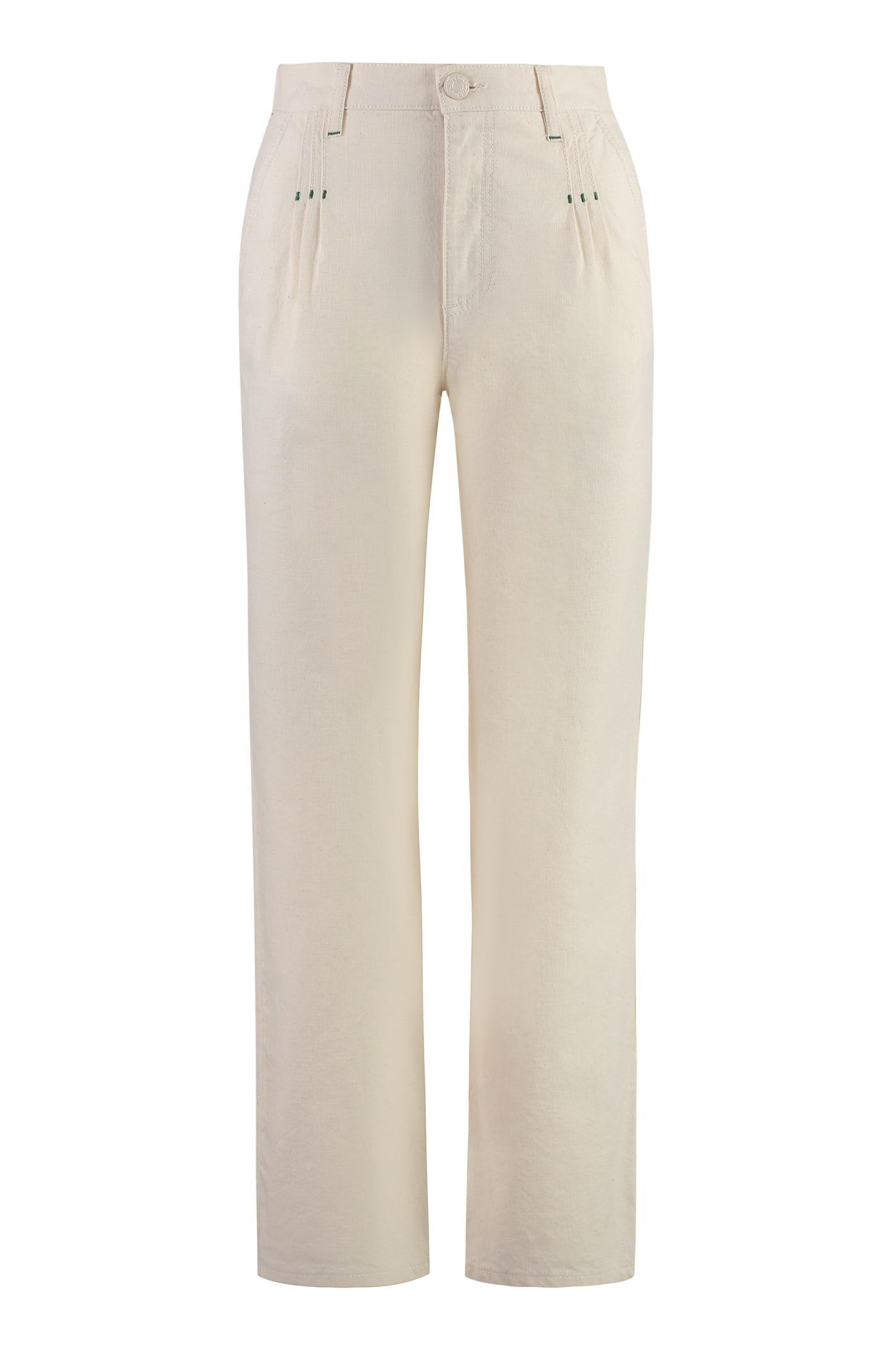 see by chloé cotton trousers