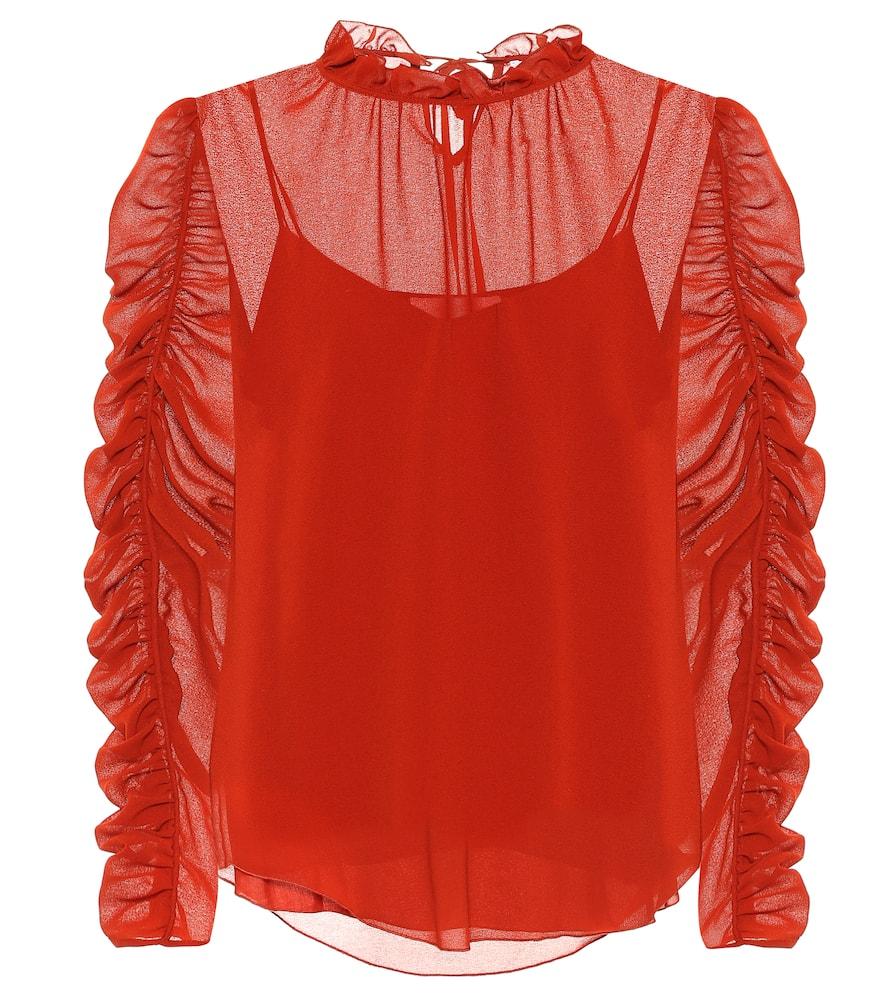 see by chloé crêpe blouse