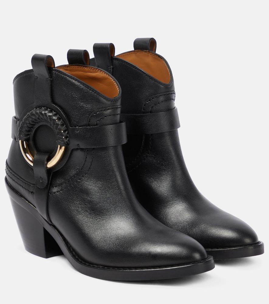 see by chloé hana leather cowboy boots