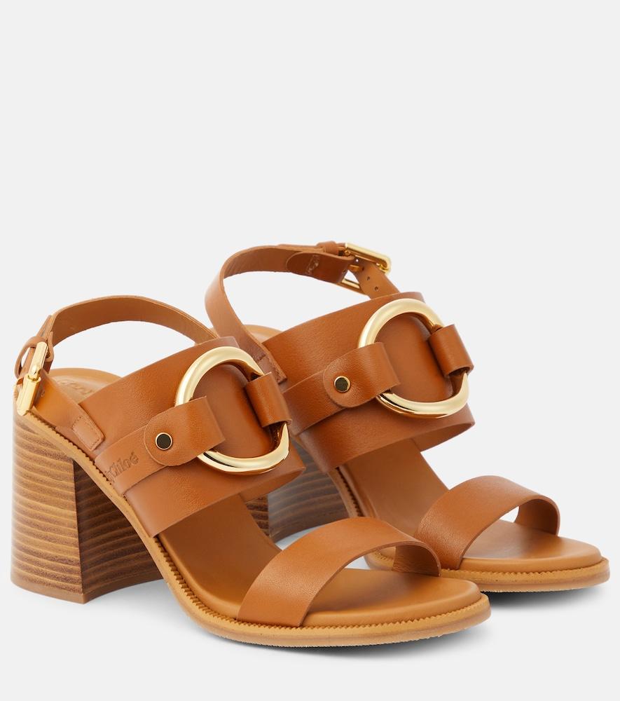 see by chloé hana leather sandals