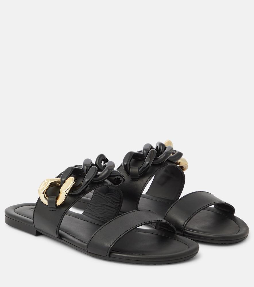 see by chloé lynette leather sandals