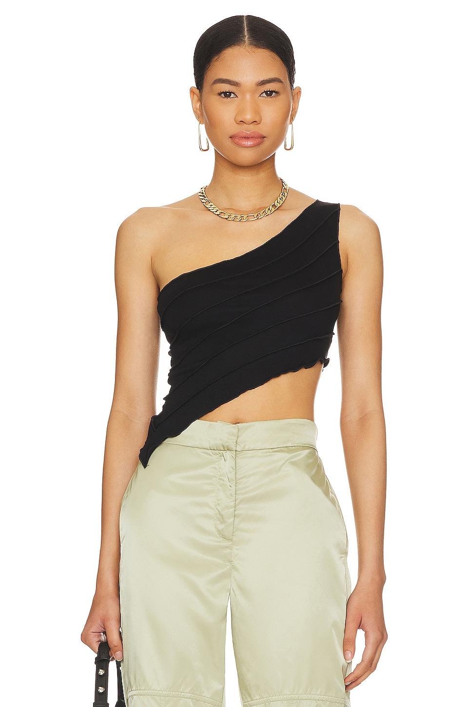 sel one shoulder top