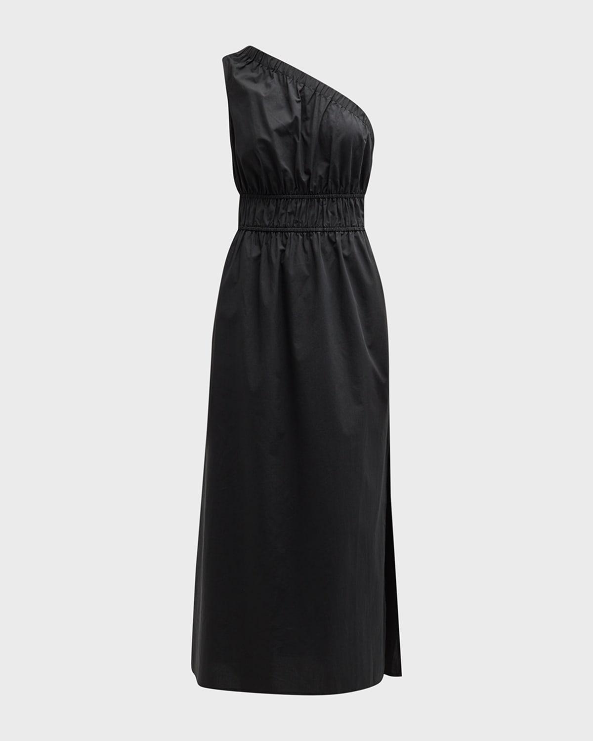 selani one-shoulder midi dress