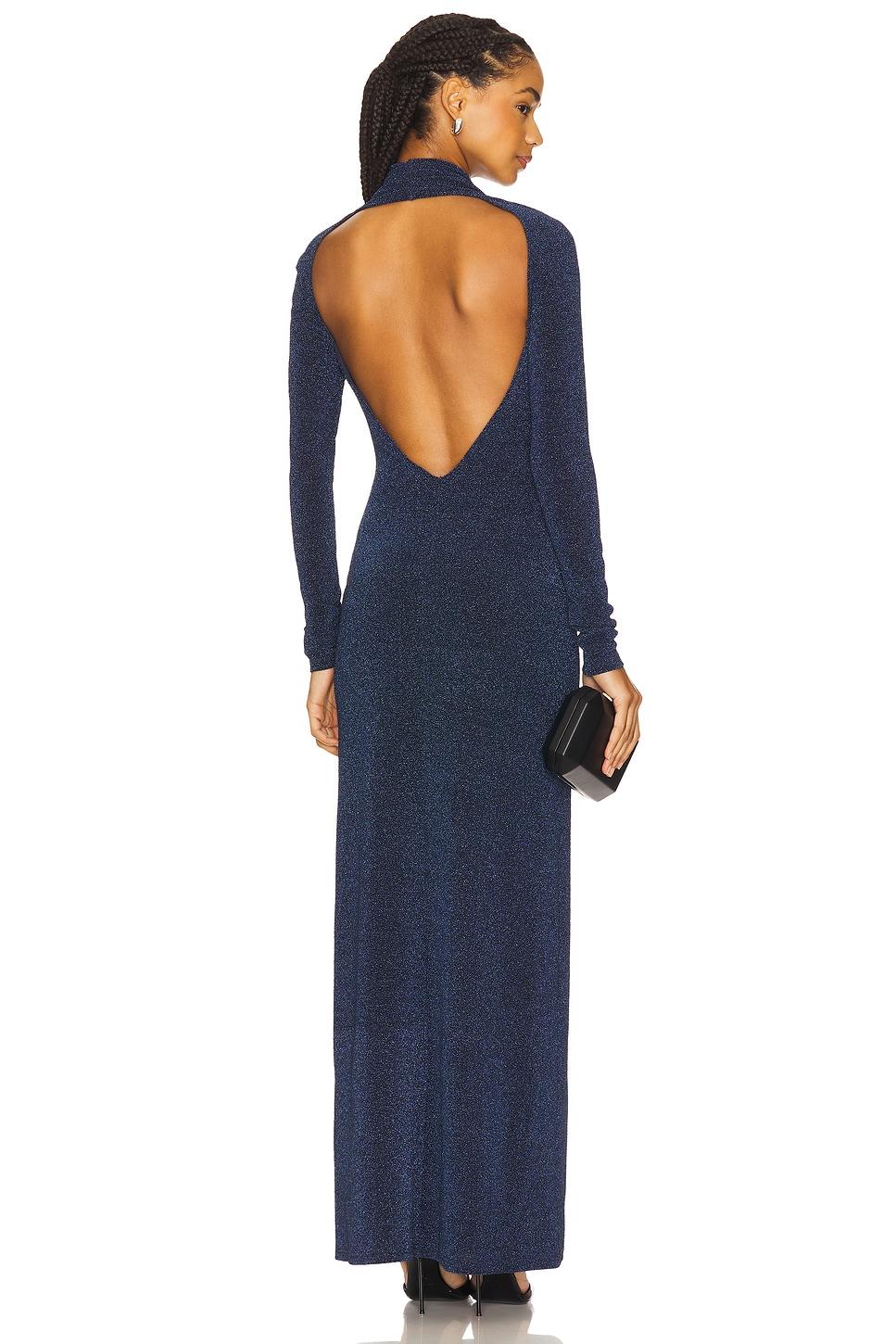 selena long sleeve gown