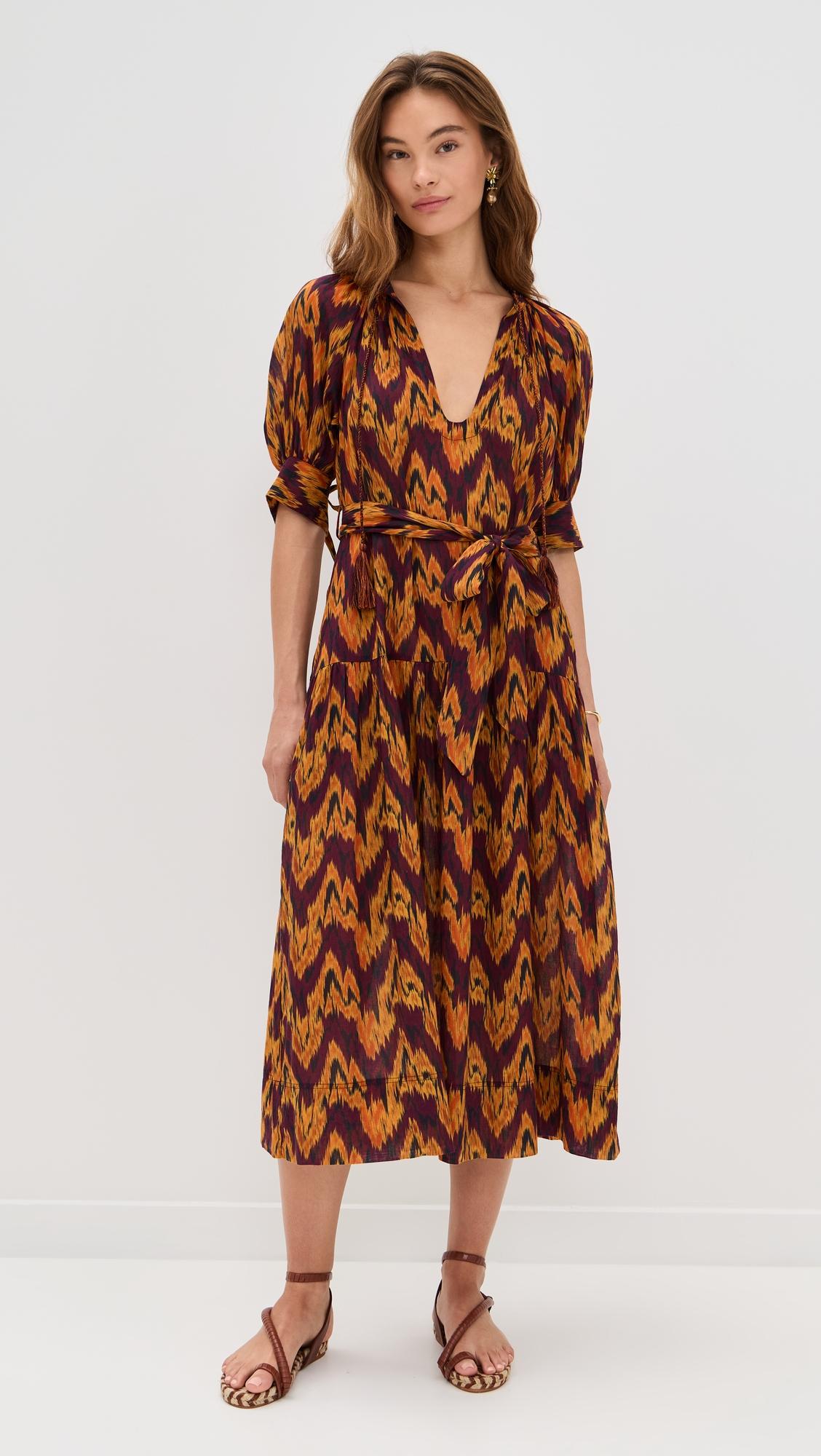 selena puff sleeve dress