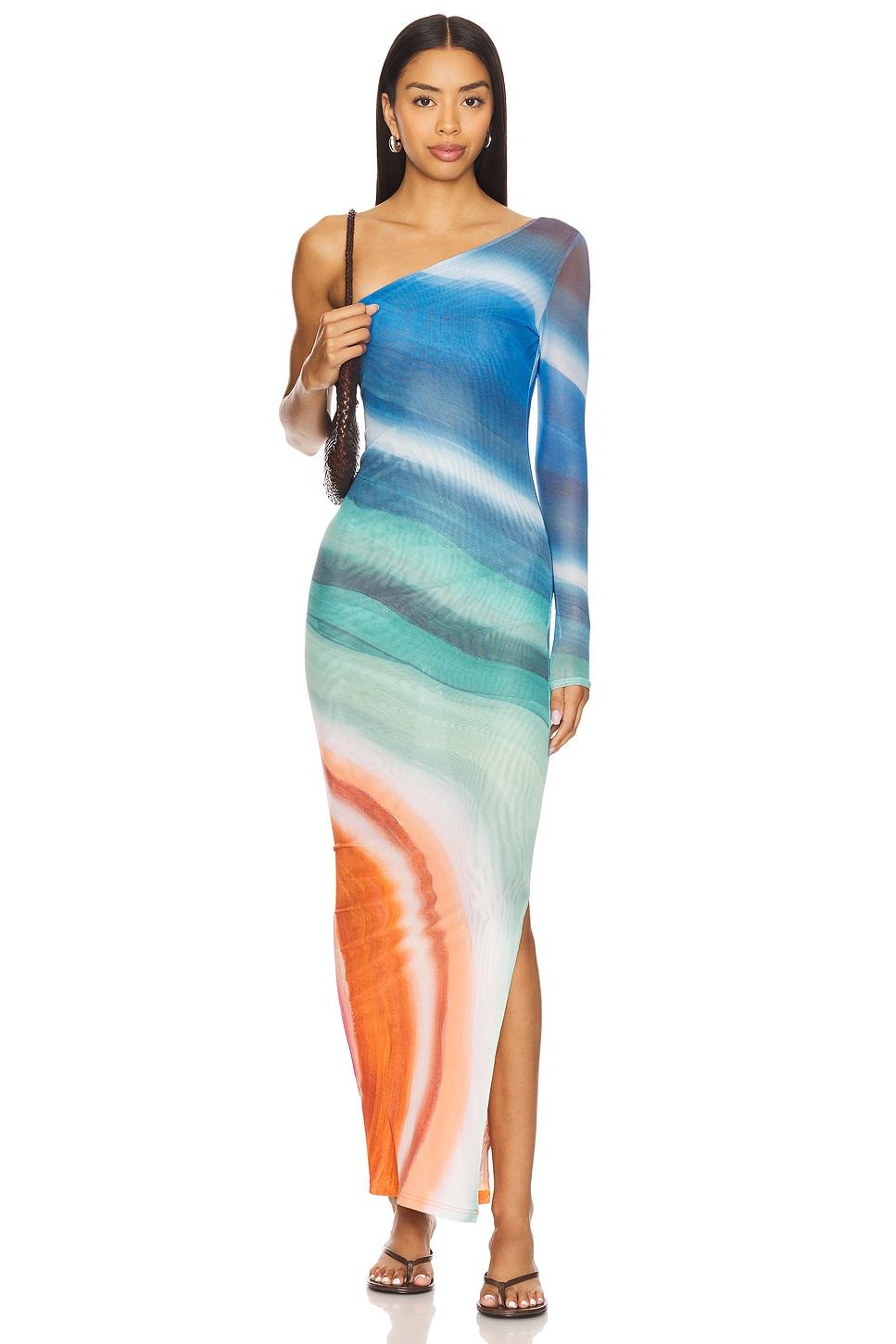 selene one shoulder dress