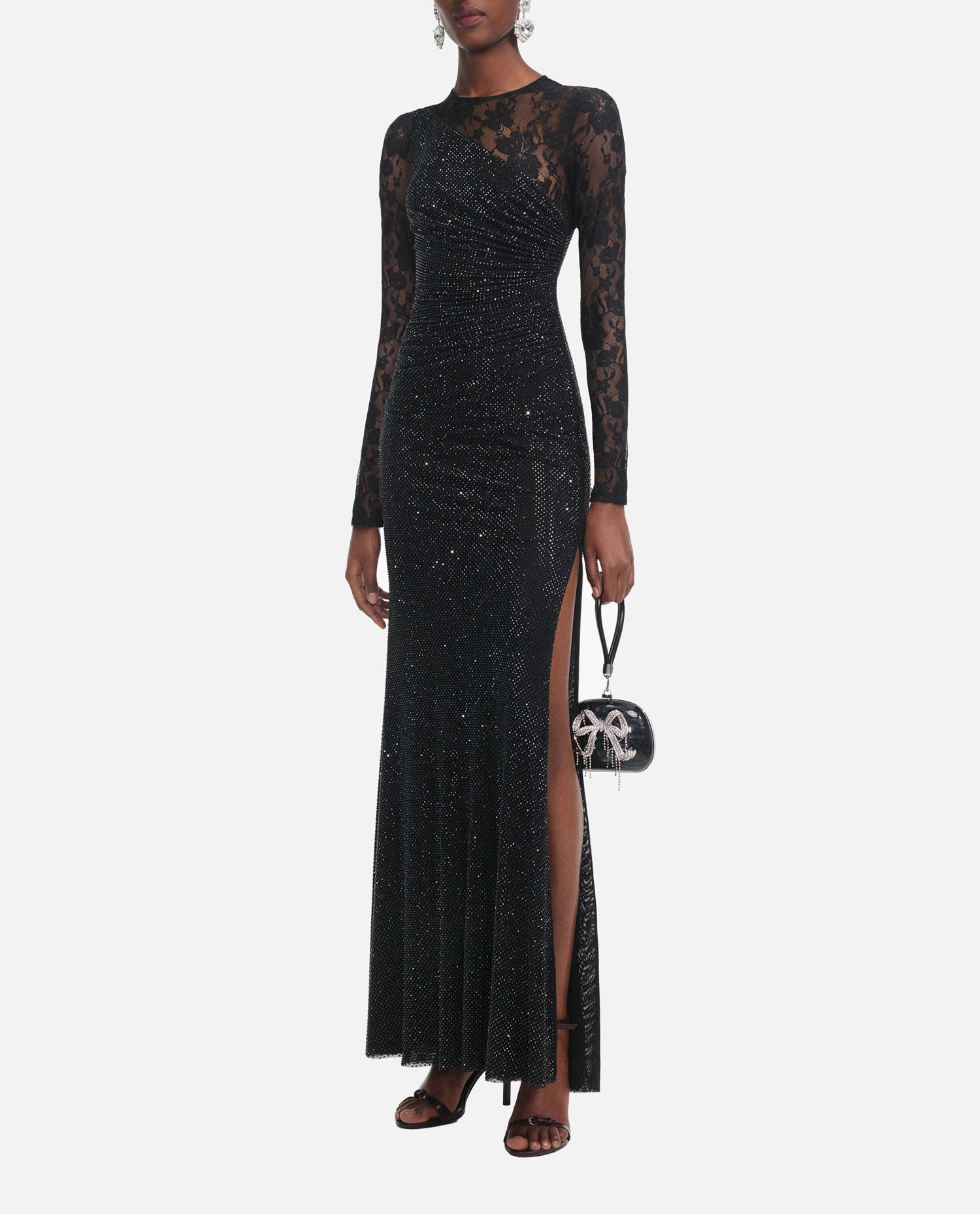 self-portrait dresses black pes ea - women