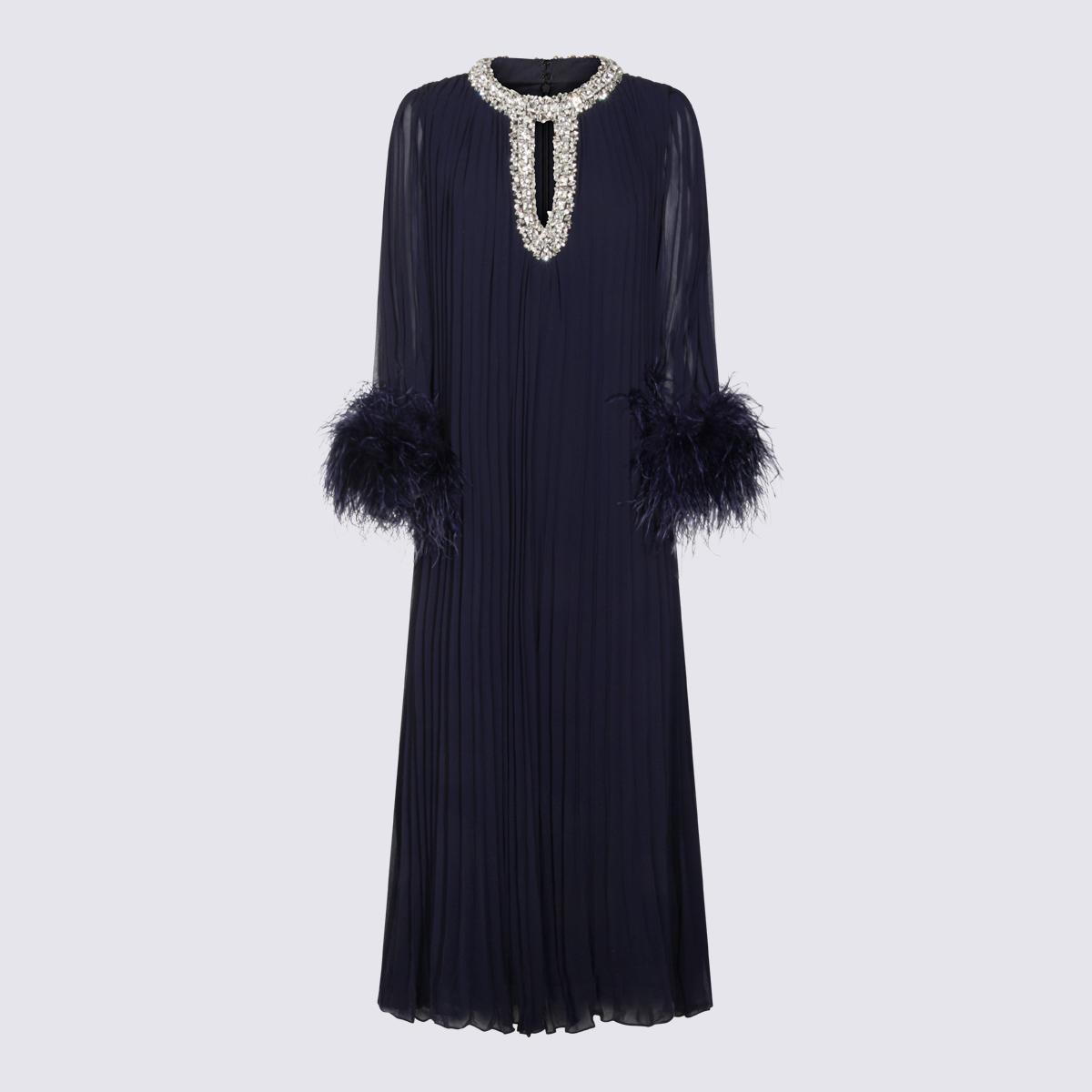self-portrait dresses blue _pes - women