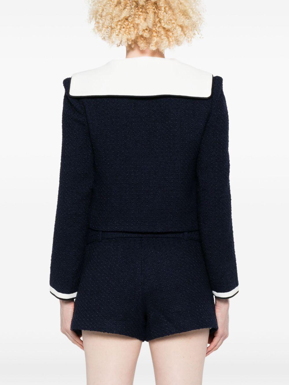 self-portrait jackets blue - women