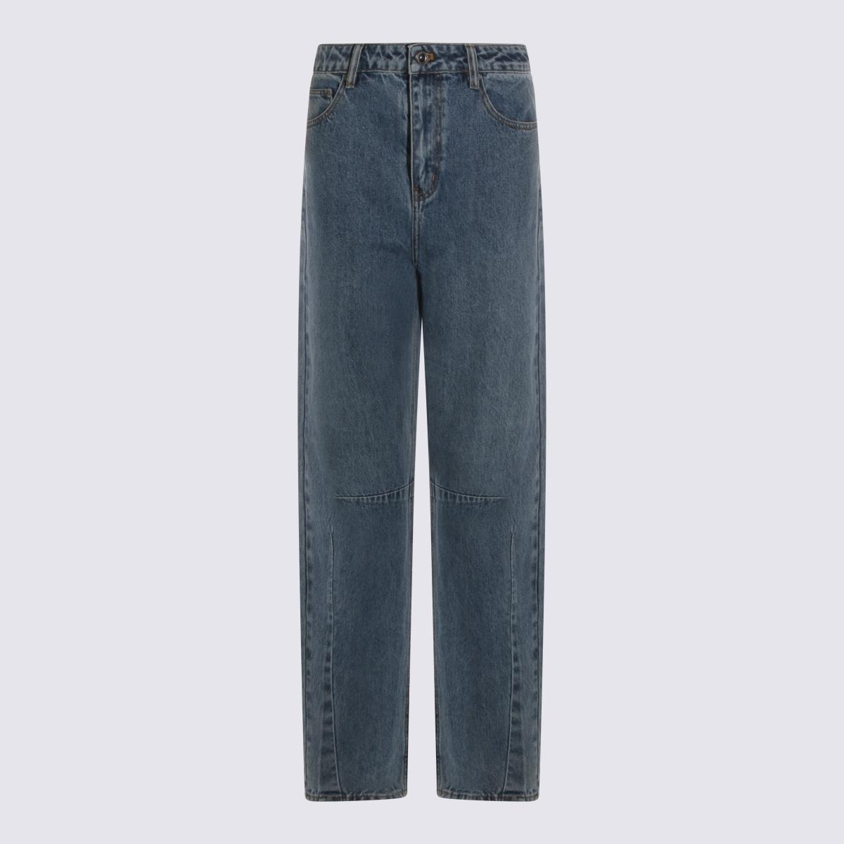 self-portrait jeans blue _100 % co - women