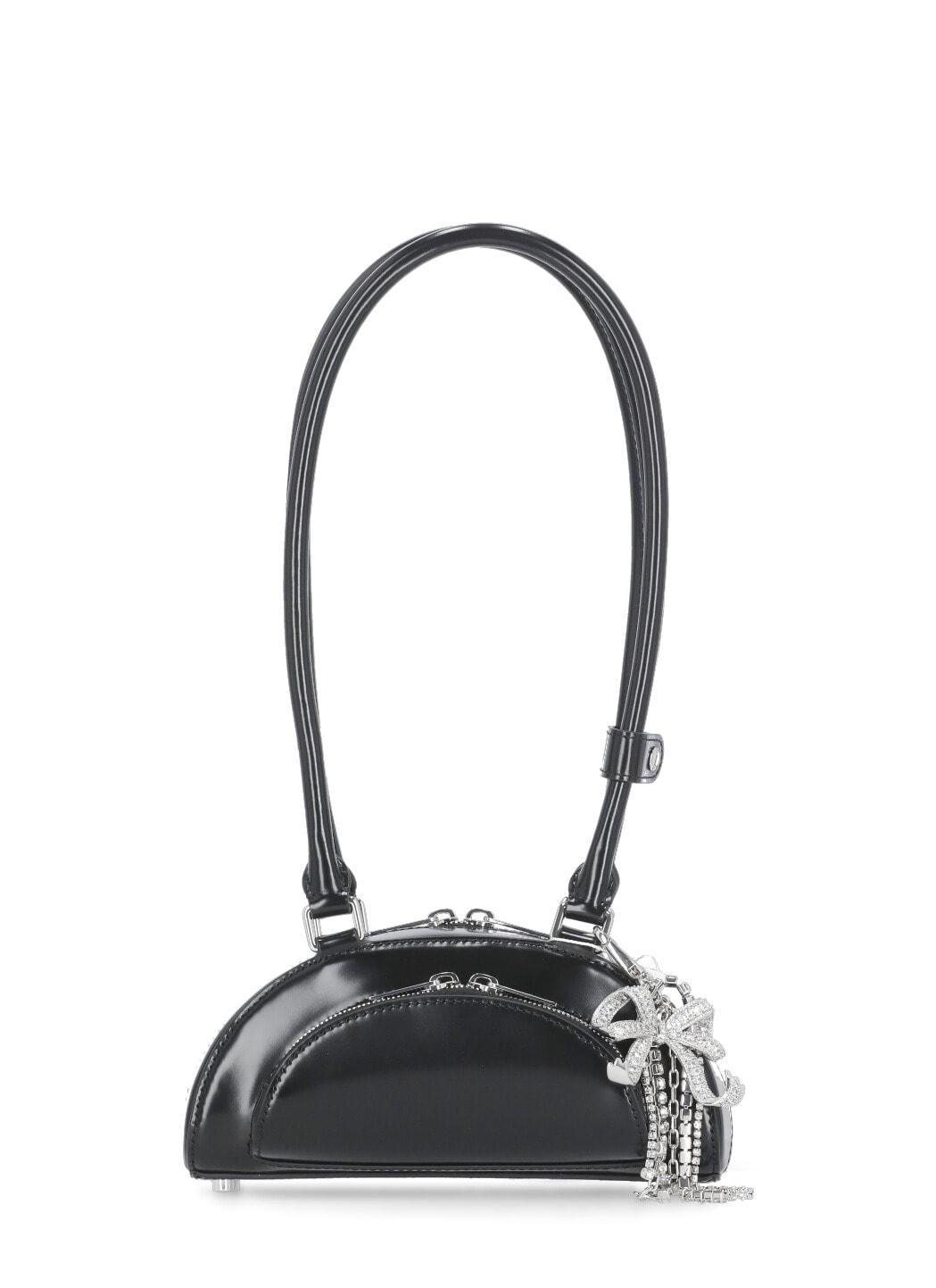 self-portrait leather bag with charm