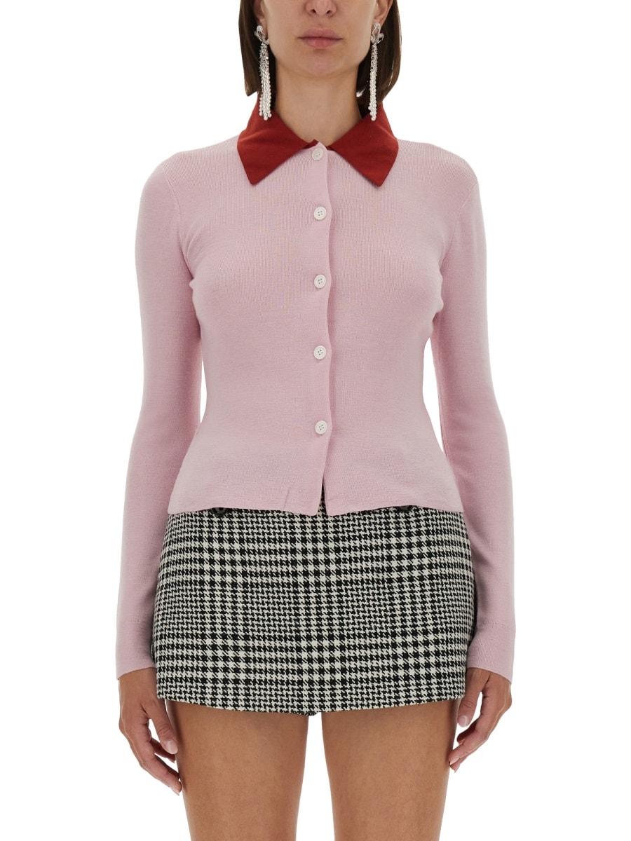 self-portrait merino wool cardigan