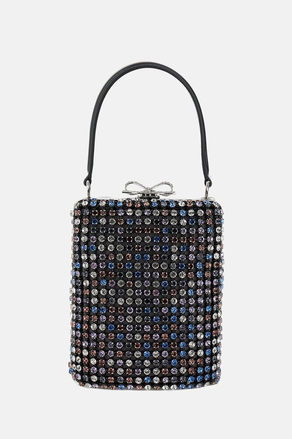 self-portrait mini multi-crystal bag