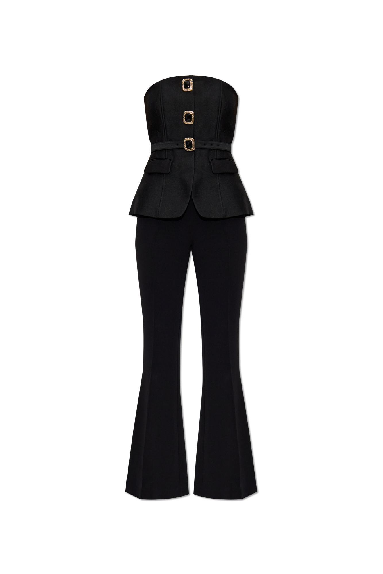 self-portrait off-the-shoulder jumpsuit