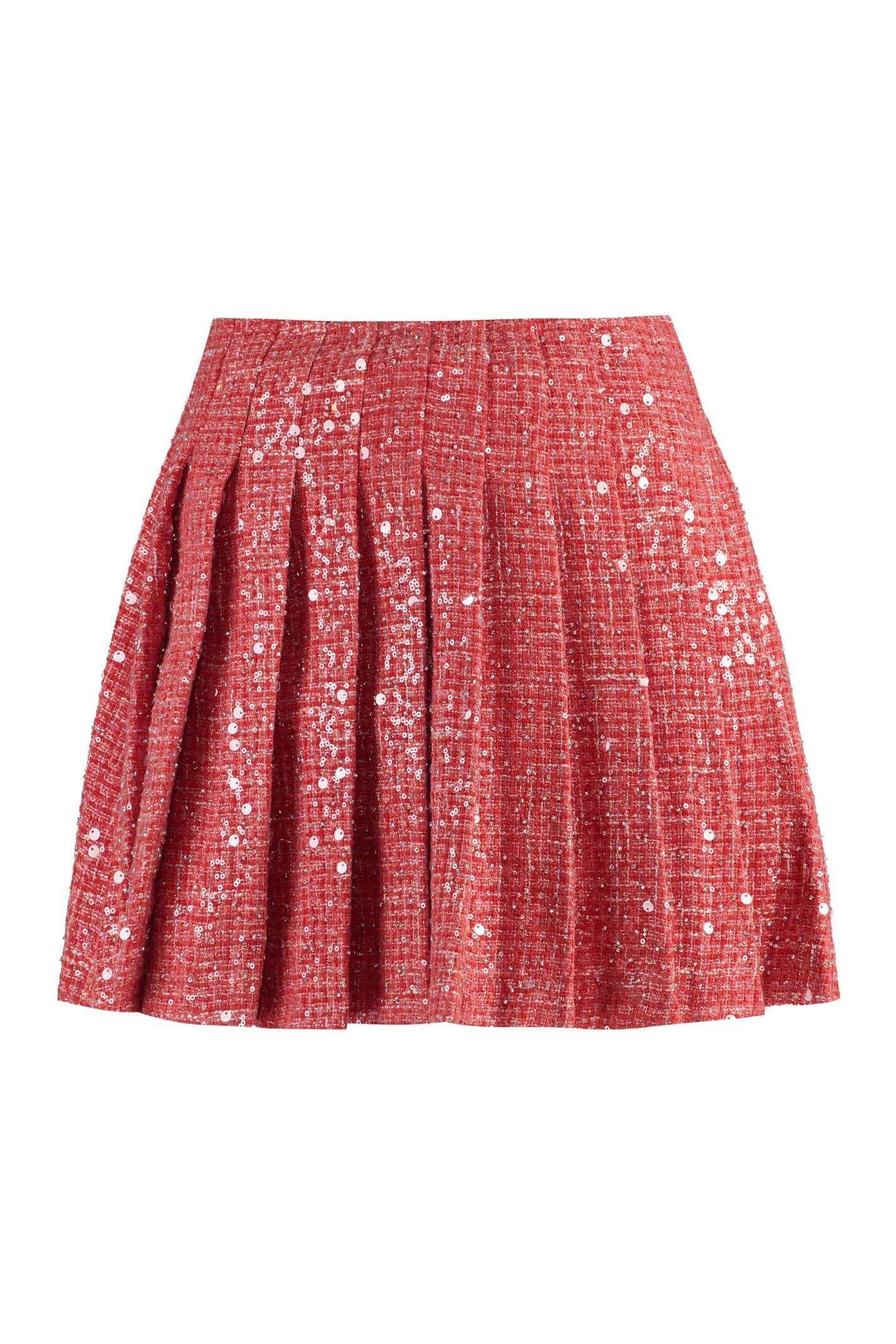 self-portrait pleated skirt