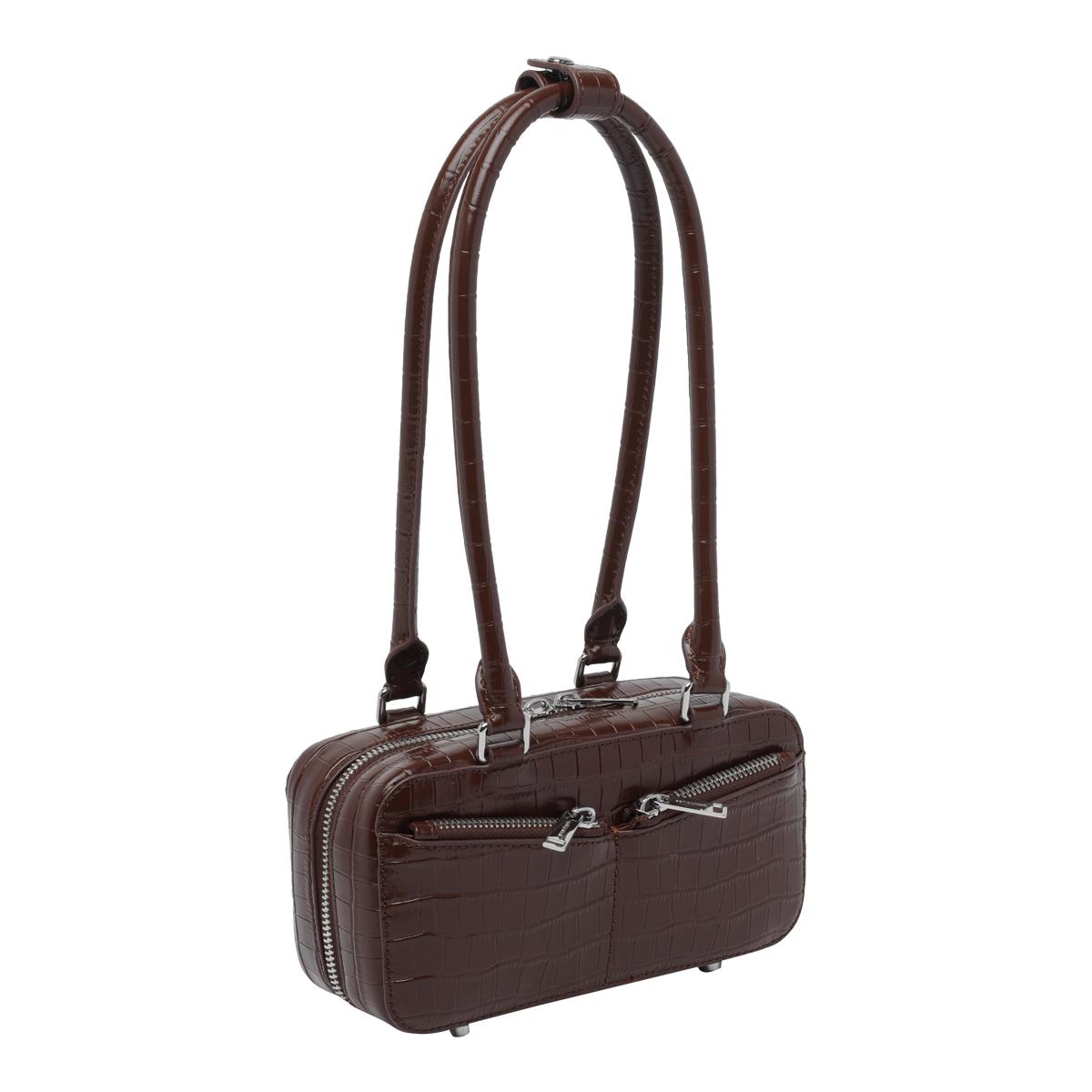self-portrait self portrait bags brown calf leather - women