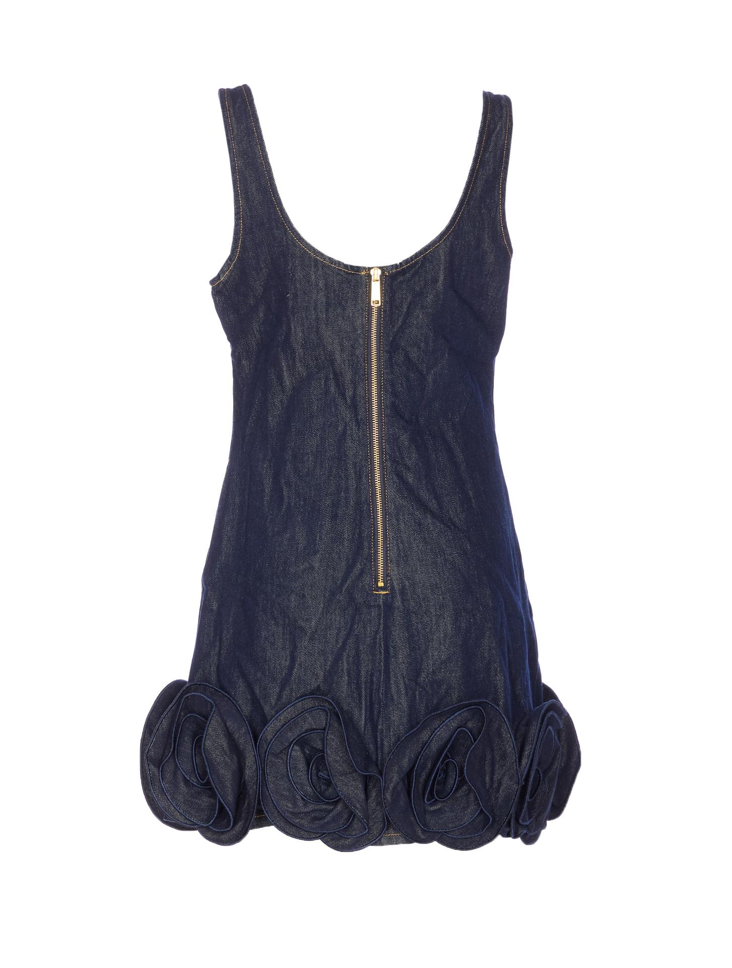 self-portrait self portrait dresses blue cotton - women