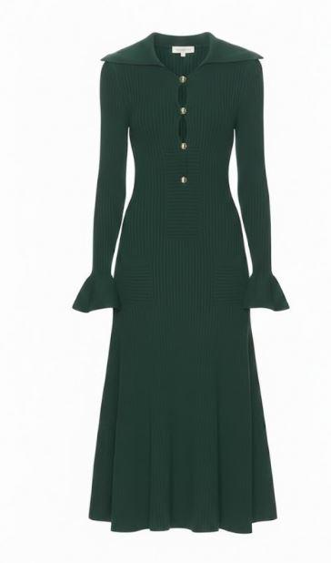 self-portrait self portrait dresses dark green - women