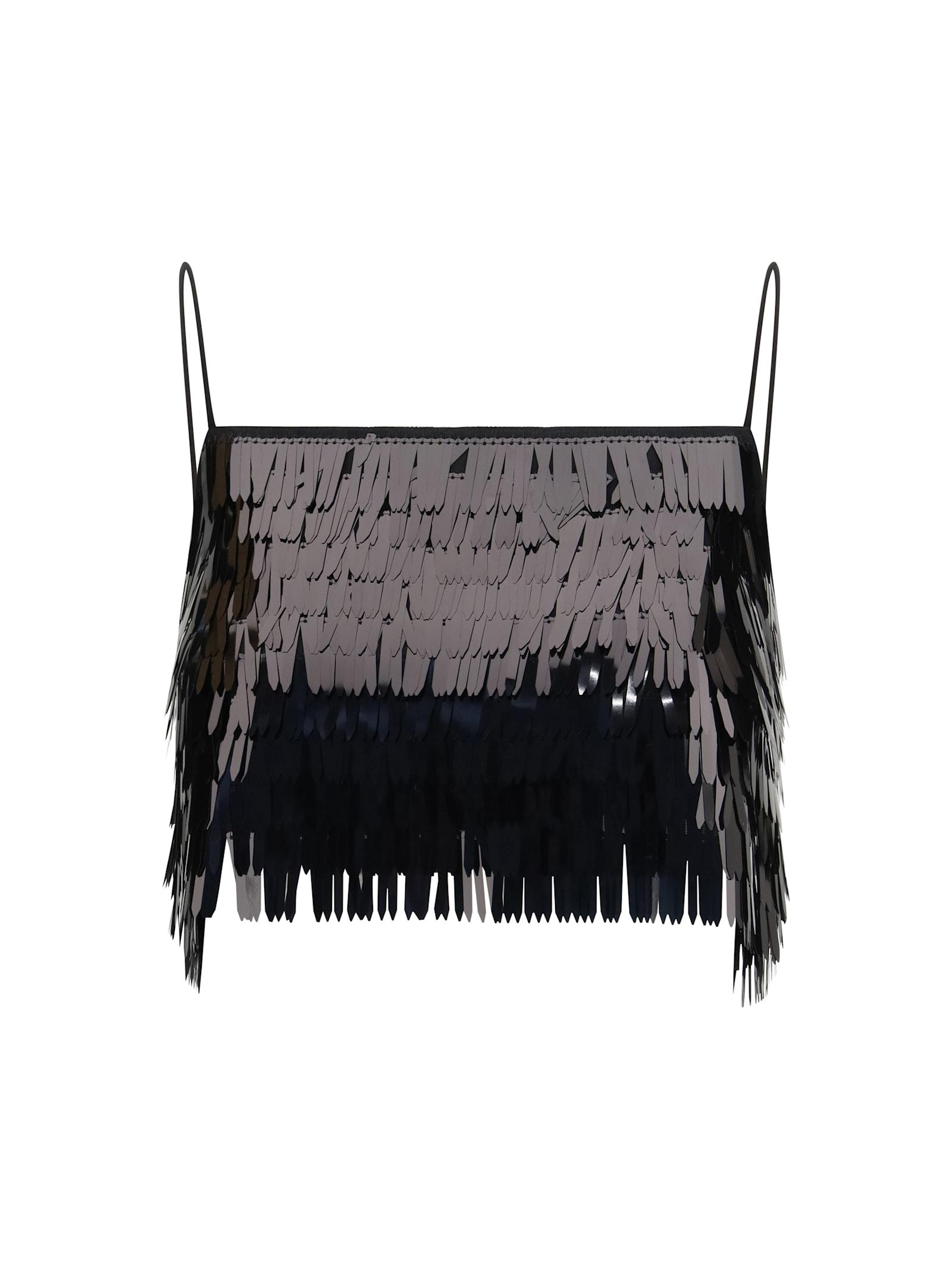 self-portrait sequin top