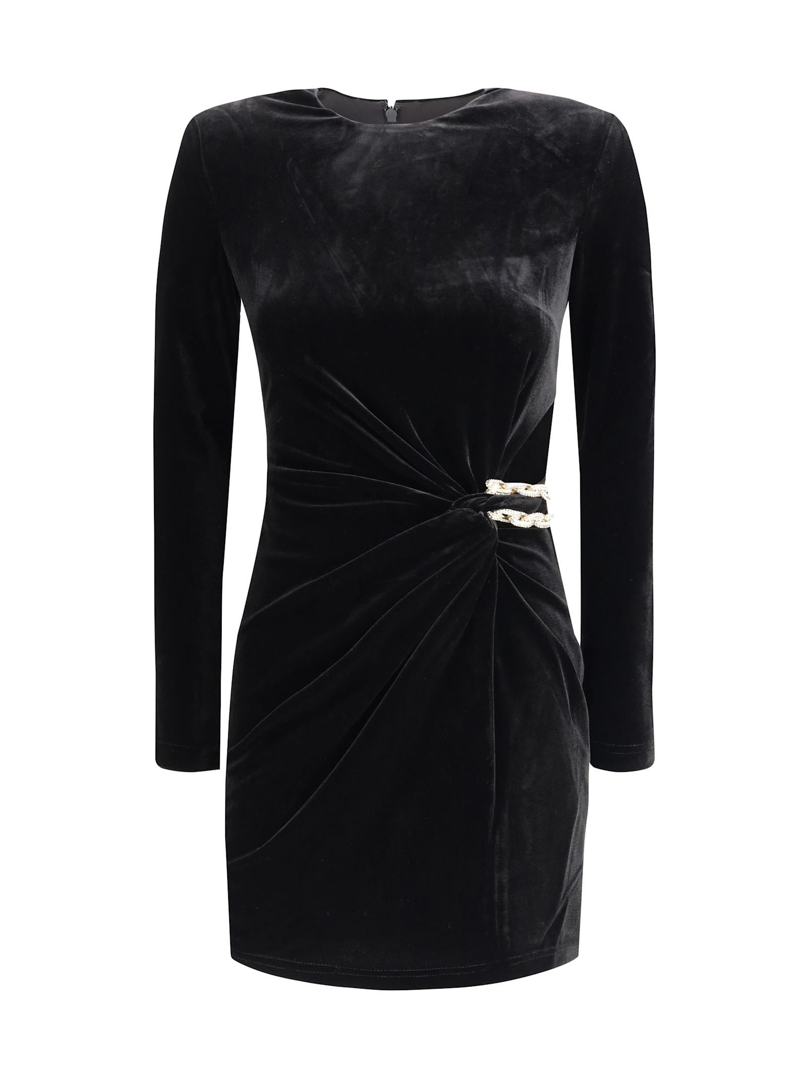 self-portrait short velvet dress