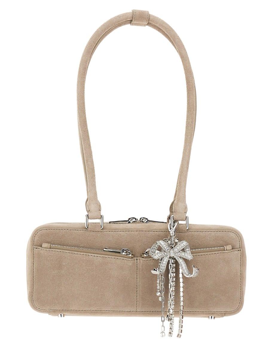 self-portrait shoulder bag with charm