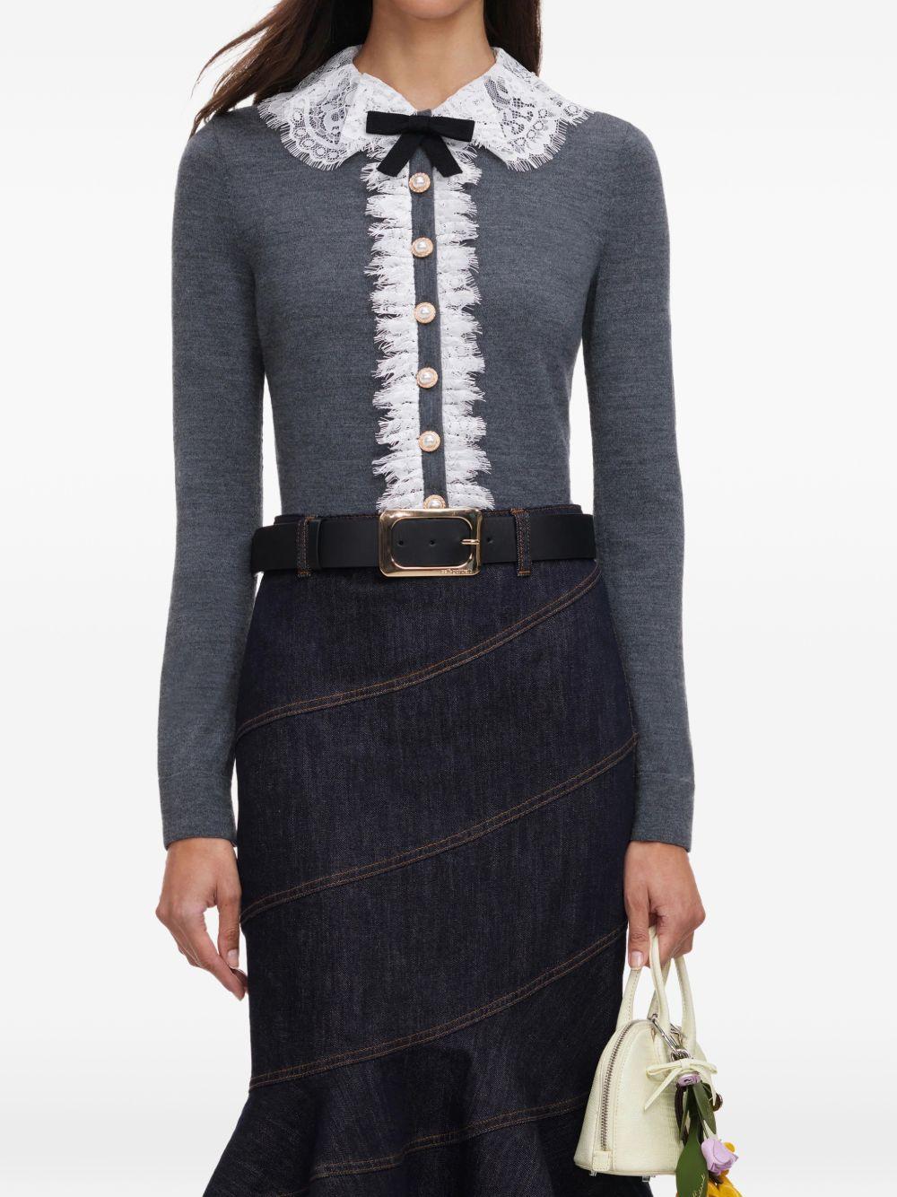 self-portrait sweaters grey - women