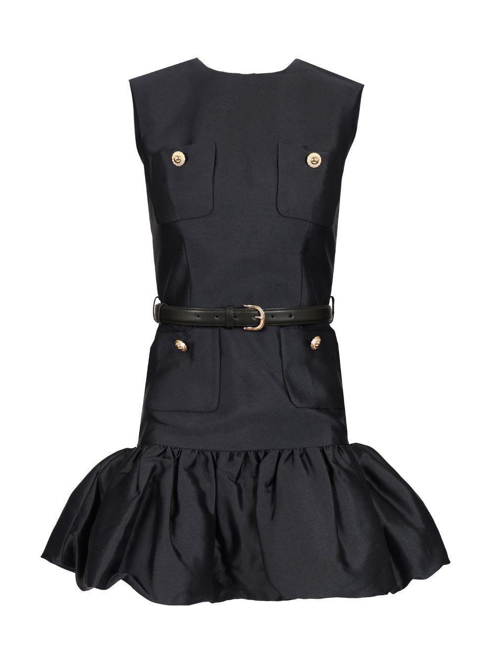 self-portrait taffeta mini dress