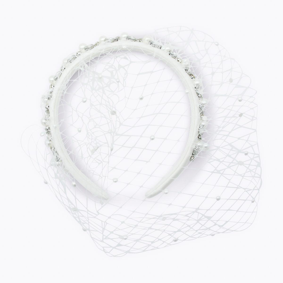 self-portrait white and crystal hairband