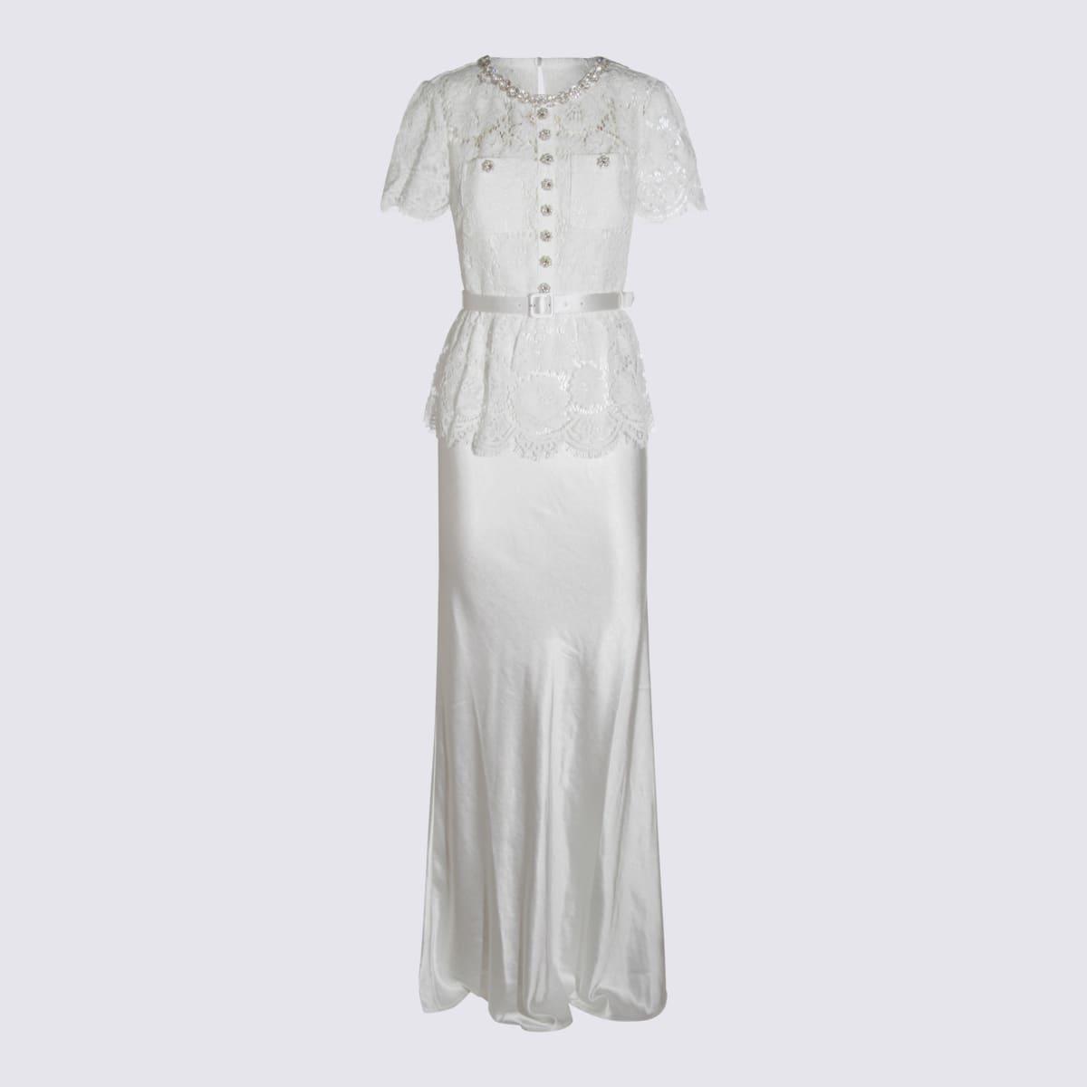 self-portrait white cotton maxi dress