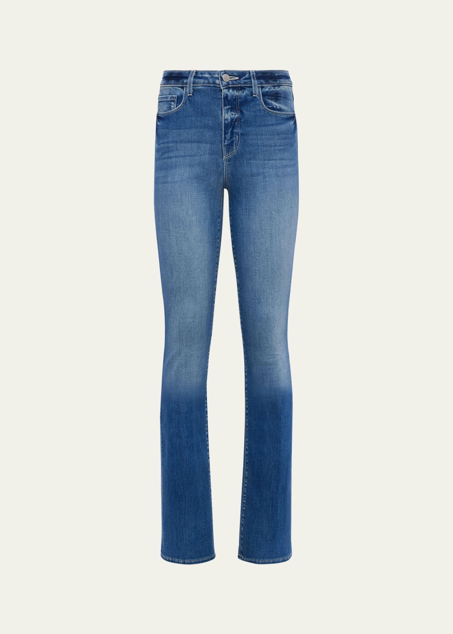 selma high-rise sleek baby boot jeans