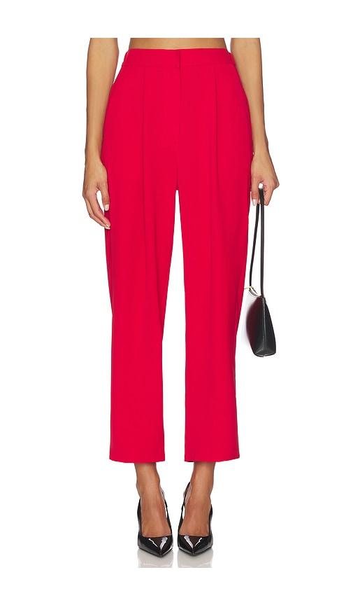 selmacilek reign red pants in red.