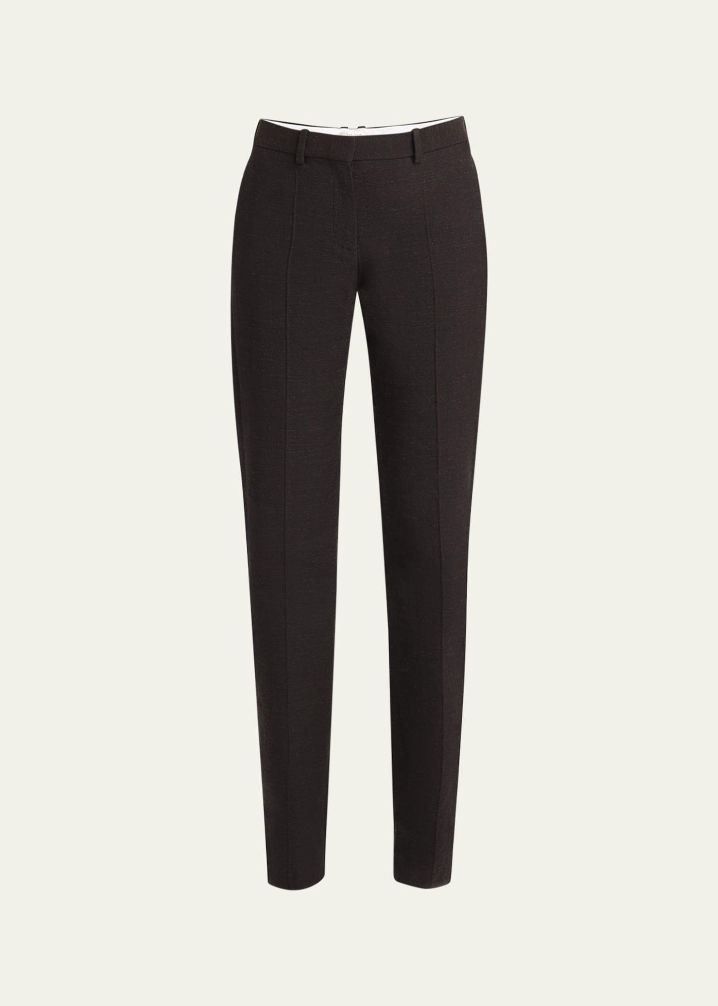 selvie skinny leg wool pants