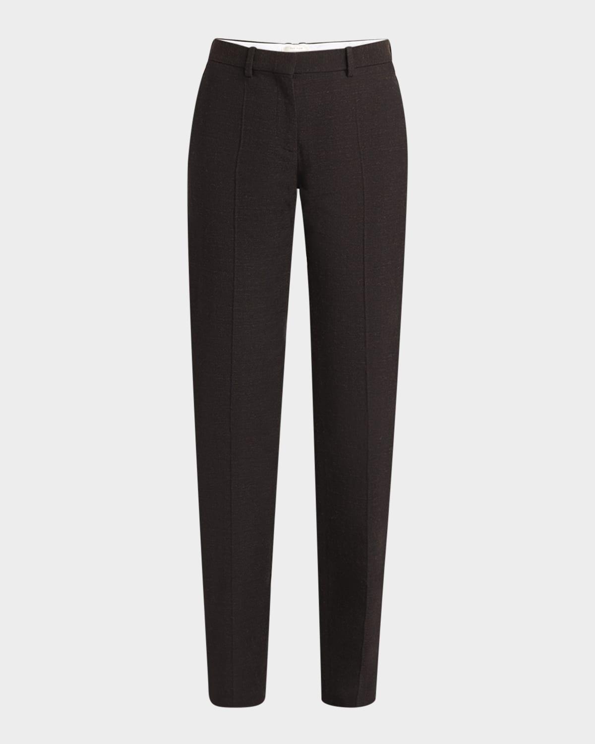 selvie skinny leg wool pants