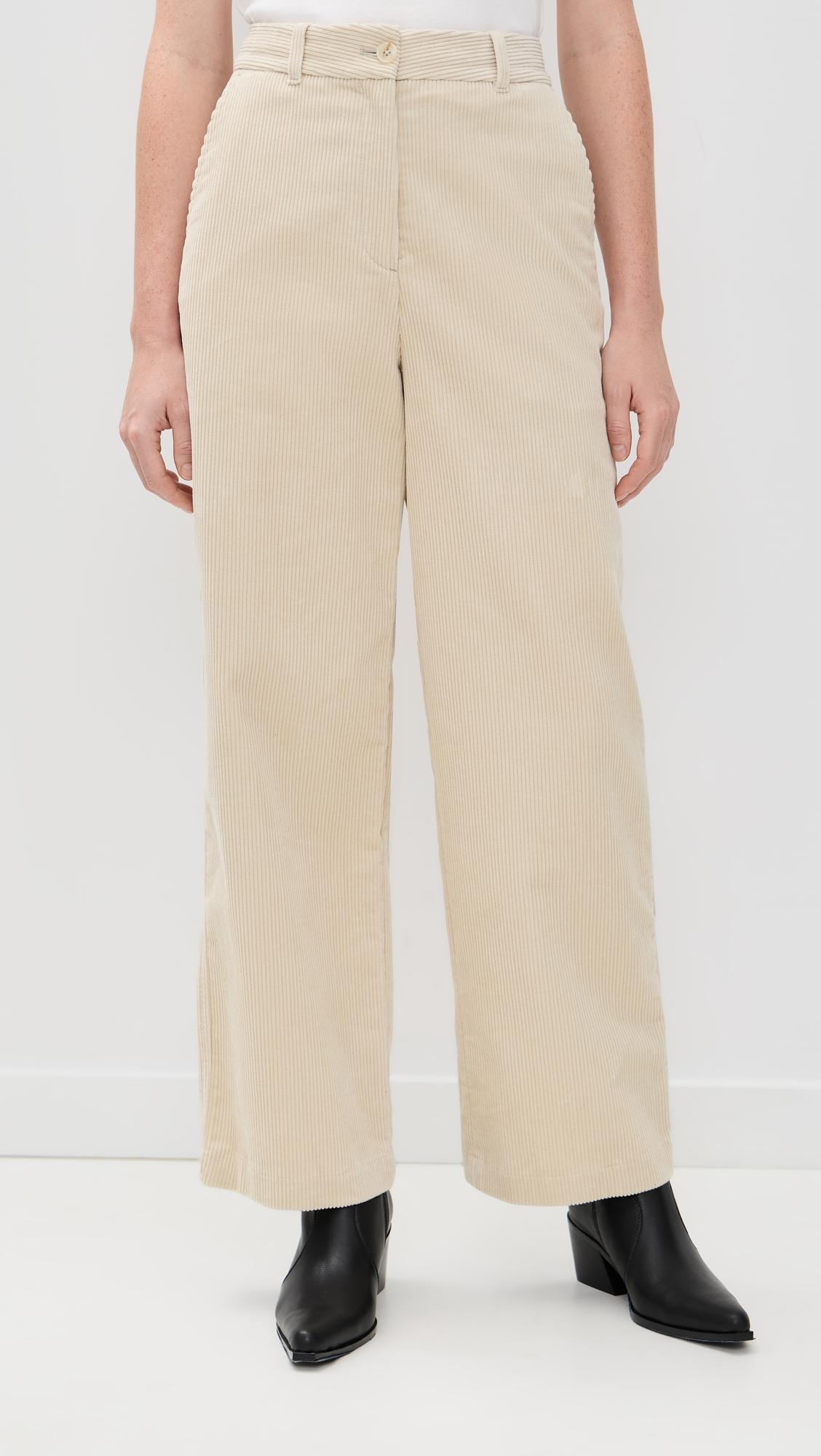 semi-wide corduroy slacks