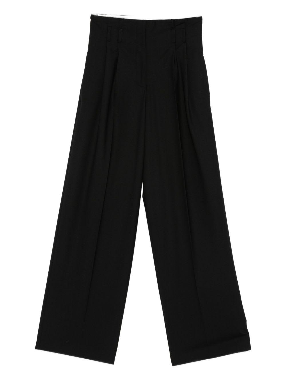 semicouture matisse wool blend trousers