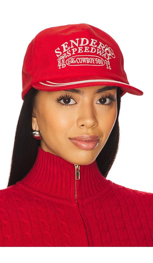 sendero provisions co. sendero speedway hat in red.