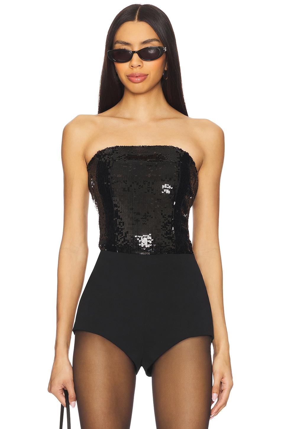 sequin corset top
