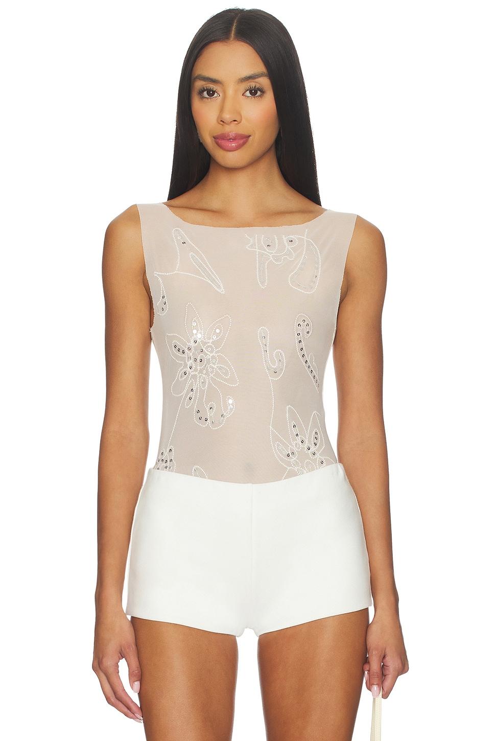 sequin double layered tank top