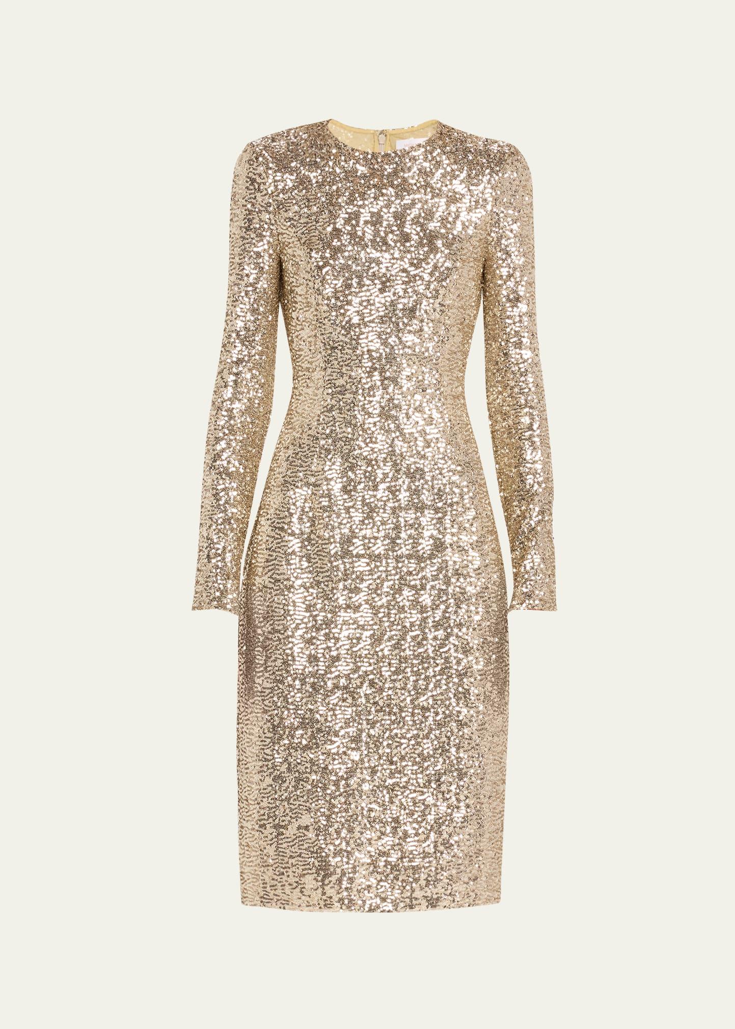 sequin sheath dress